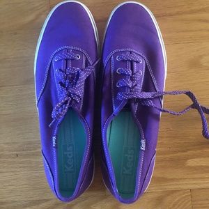 Keds Ladies Purple Sneakers Size 10
